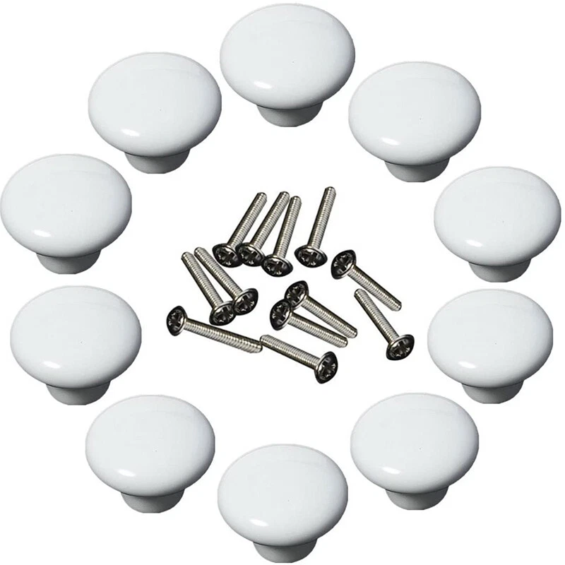 Ceramic Ceramic Door Knobs 1-32Set of 38mm Kitchen Cupboard Drawer Pull Handle - Image 1 of 4