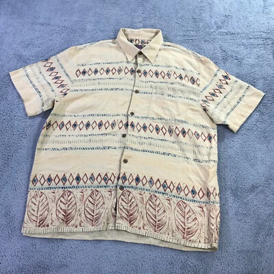The Territory Ahead Shirt Mens Extra Large Yellow Southwest Boho Print - Image 1 of 4