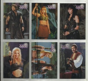 1998 Xena: Series 2 (Topps) XENA-CHROME "Complete Set" of 6 Cards (XC1-XC6)
