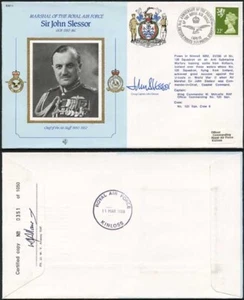 CMD11b RAF COMMANDERS SERIES Sir John Slessor Signed Gp Capt John Slessor - Picture 1 of 1