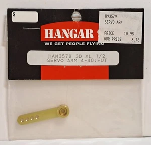 Original HANGAR 9 RC Airplane Parts #3579 Futaba 4-40 3D XL 1/2 Servo Arm NOS - Picture 1 of 1