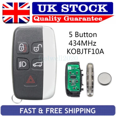 434MHz Remote Key Fob for Range Rover Sport Evoque 2012 2013 2014 2015 2016 2017