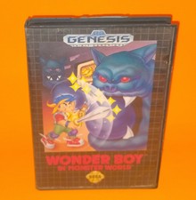 Wonder Boy in Monster World SEGA MEGADRIVE Genesis Platformer Platform Game