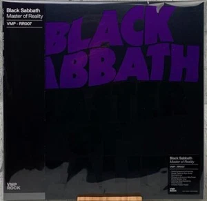 Black Sabbath Master of Reality VMP LP Colored Vinyl Single Jacket - Picture 1 of 4