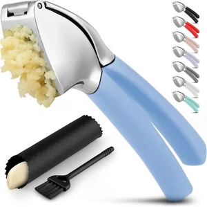 Comfort Grip Garlic Press - Rust Proof, Ergo Handle, Easy Clean - Picture 1 of 7