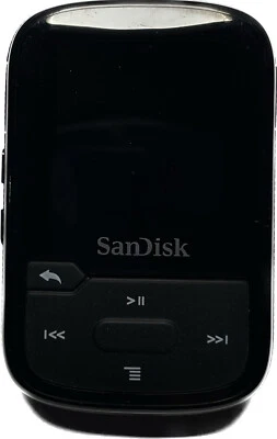 SanDisk Clip Sport Plus Wearable MP3 Player SDMX28016GG46K Black (16GB) - Image 1 of 4