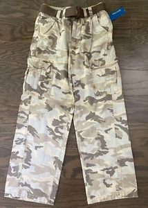 New GreenDog Camoflauge Cargo Long Pants With Brown Belt - Picture 1 of 7
