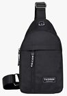Cross Body  Shoulder  Bag With Earphone Hole Sling Bag 10x8”