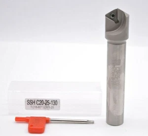 60° 5-25mm CNC Fasenbohrer Werkzeughalter SSH C20-25-130 FÜR TCMT16T302/04/08 - Bild 1 von 5