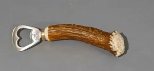 BIG SKY CARVERS STAINLESS FAUX ANTLER BOTTLE OPENER - Picture 1 of 6