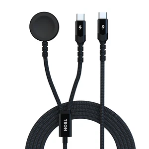 Cable Cargador Reloj TRON 2 en 1 USB C Galaxy - Imagen 1 de 2