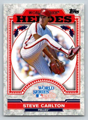 2014 Topps Update World Series Heroes #WSHSC Steve Carlton (ref 203802) - Image 1 of 2