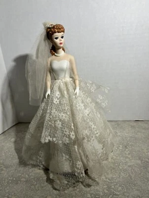 От Barbie с любовью, 1959 «Свадьба день» кукла Barbie, музыкальный фарфор (51) - Изображение 1 из 4