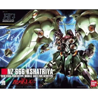 GUNDAM 1/144 NZ-666 Kshatriya Model Kit HG #099 Bandai Gunpla Nuovo NEW