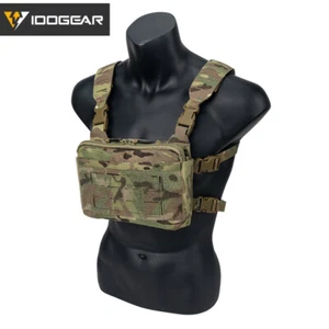 IDOGEAR KGR Tatcical Chest Rig Vest Hunting Chest Rig Bag MOLLE with Mag Pouch - Picture 1 of 27