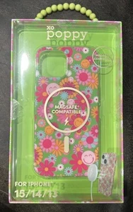 XO Poppy for IPHONE 15/14/13 Floral Phone Case MagSafe Compatible - Zdjęcie 1 z 3