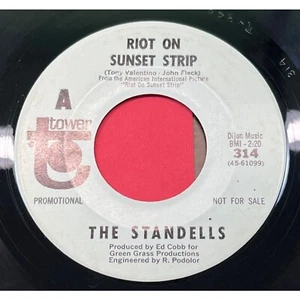 The Standells Riot on Sunset Strip /Black Hearted 45 Garage Psych Rock Tower 314 - Picture 1 of 4