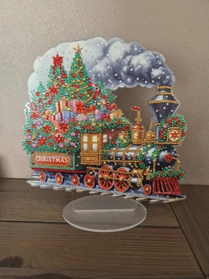 Diamond Painting Aufsteller, Christmastrain, ca 24x22 cm - Bild 1 von 2