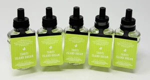 5 BATH & BODY WORKS TAHITI ISLAND DREAM WALLFLOWER FRAGRANCE REFILL BULB PLUG IN - Picture 1 of 4