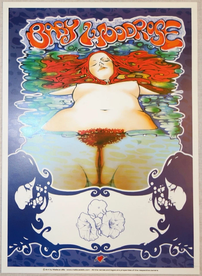 2002? Baby Woodrose - Lithograph Promo/Concert Poster by Malleus - Image 1 of 1