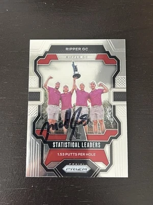 2024 Prizm LIV Golf Matt Jones SIGNED Ripper GC Statistical Leaders Autograph - Image 1 of 2