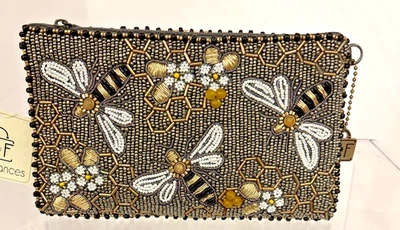 Mary Frances Bee Awesome Beaded Crossbody Phone Bag NEW W/Tags - Image 1 of 4