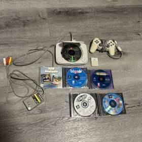 Sony PlayStation One PS1 Console SCPH-9002 Controller Cables Memory Card 5 Games