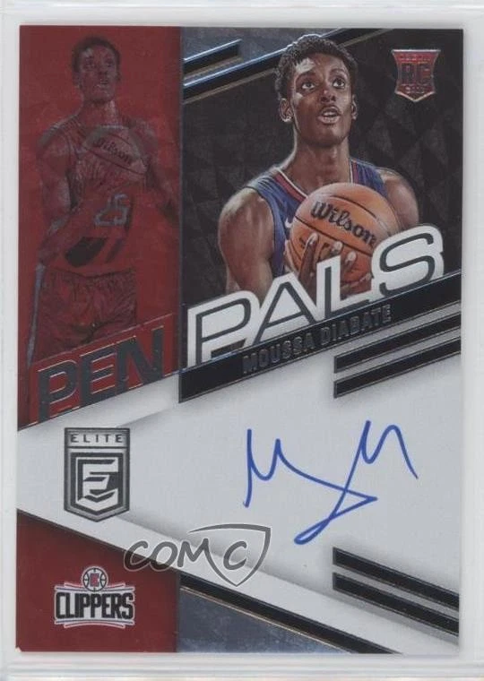 2022-23 Donruss Elite Pen Pals Moussa Diabate #PP-MDB Rookie Auto RC - Image 1 of 2