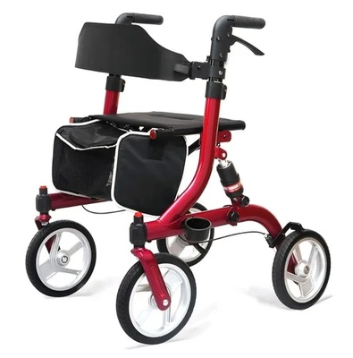 2025 Rollator Walker W/Heated Seat  10" All-Terrain Anti-Skid Wheels 300lbs... - Image 1 of 4
