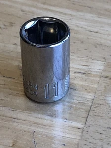 11mm CRAFTSMAN TOOLS CMMT43509 Metric MM 6-pt 1/4-in Dr Shallow Socket Ratchet - Bild 1 von 4