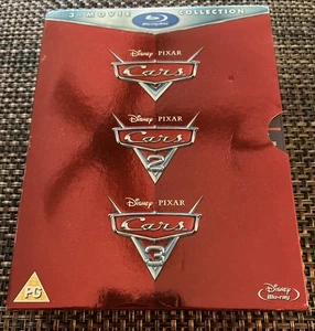 Cars 1-3 Movie Collection (Blu-ray Set) Trilogy Disney Pixar 1,2,3 Region Free - Picture 1 of 4