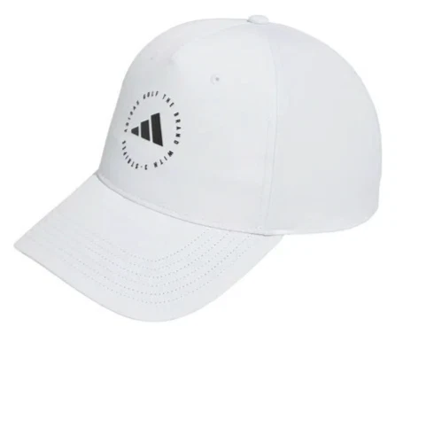 Adidas Golf Mens Performance Snapback Hat Cap White - OS