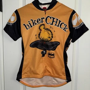 Damen World Trikots Biker Küken Precaryous Radsport Shirt Größe S - Bild 1 von 9