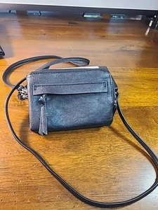 VTG UNIVERSAL THREAD Co. BLACK 2 POUCH WALLET PURSE CROSSBODY BAG - Picture 1 of 13