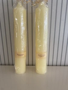 DEKO Kerzen / 2 x Größe 31 cm beige + 6 kl Schwimmkerzen rot - Bild 1 von 7