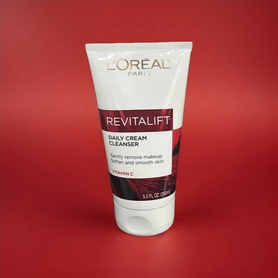 L'Oreal Paris RevitaLift Smoothing Facial Cream Cleanser, 5 fl oz - Image 1 of 2