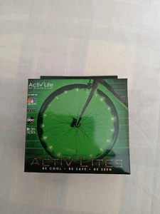 Activ Life LED Bike Wheel Lights Green, Waterproof, Safety Spoke Lights - Picture 1 of 4