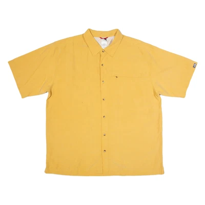 THE NORTH FACE Mens Shirt Yellow Check XL - Image 1 of 4