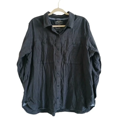 Camisa REI Cooperativa Wallace Lake Franela Abotonada Para Mujer’s XXL Azul Marino Camp Gorp Foto 1 de 4