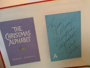 POPUP book CHRISTMAS ALPHABET signed by ROBERT SABUDA 1994 first edition - Imagen 1 de 11