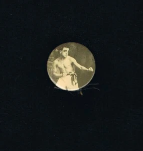 EXTREM ALTER 1900er unbekannter Boxer Pinback Button früher Bareknuckle Fighter - Bild 1 von 1