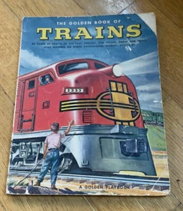 The Golden Book of Trains Paperback 1953 Jane Werner 88 Pages - Bild 1 von 3
