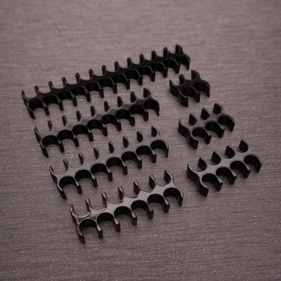 Shakmods 3mm Combs 16pcs Set for Corsair Brand Sleeved PSU Cables - Black - Image 1 of 4
