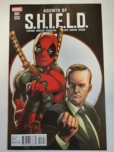 Agents Of Shield #1 Marvel 2016 Series 1:10 Deadpool Variant 9.4 Near Mint - Bild 1 von 2