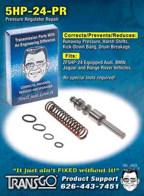 Transgo Pressure Regulator Valve BMW Jaguar Rover ZF5HP24 Trans. (5HP-24-PR)* - Image 1 of 4