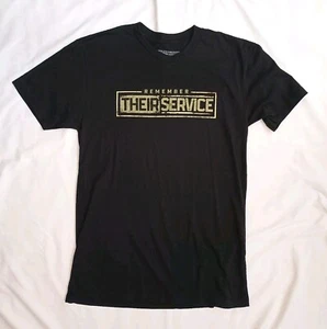 The Valhalla Project TVP Tee Mens Sz M Veterans Day Remember Their Service Shirt - Picture 1 of 3