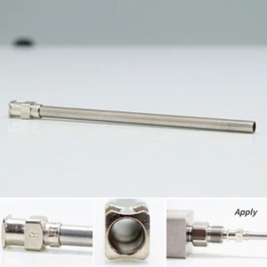 12x Precision Blunt TipS Dispenser Needles Tips Stainless Steel Experiment Metal - Picture 1 of 33