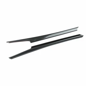 Carbon Fiber Steel Console Gear Shift Both Side Trim For Benz C-Class 2007-2014 - Picture 1 of 7