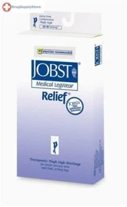 Jobst Relief 30-40 mmHg Closed Toe Thigh Highs Compression Support - Picture 1 of 1