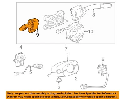 TOYOTA OEM 97-01 Camry-Headlight Headlamp Switch 8414006010 - Image 1 of 2